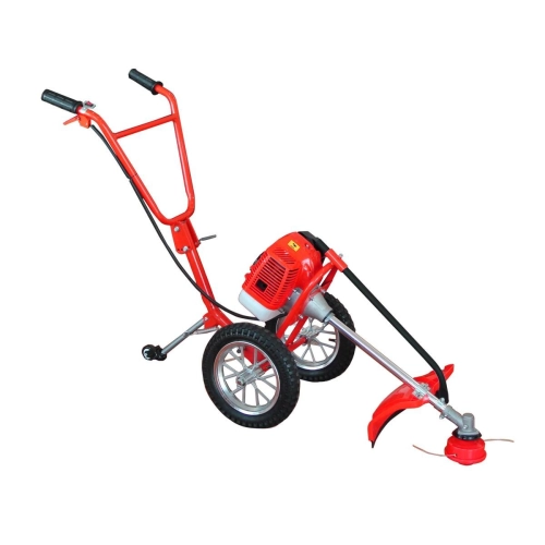 Mini Tractor Handle Grass Cutting Machine with Wheel