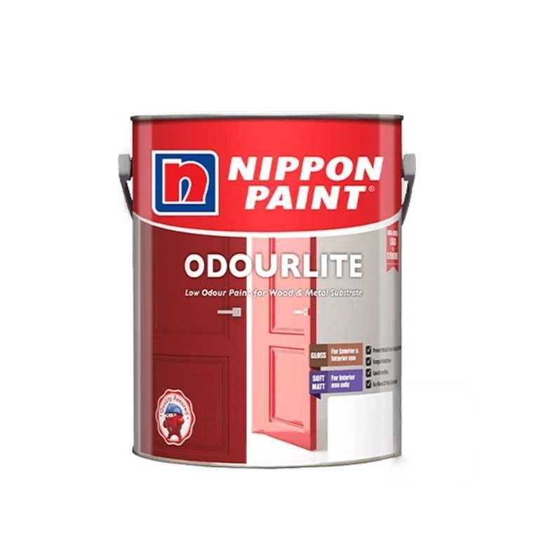 Nippon Paint Odourlite Soft Matt Finish Wood & Metal (P) Pastel Base 5L