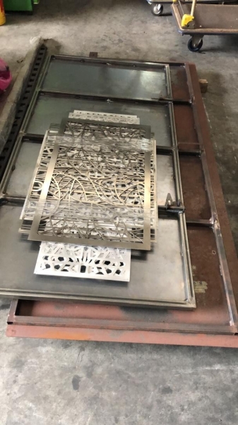 OEM Sheet Metal Works -Door Art panel in Stainless Steel plate laser cutting Sheet Metal Works Selangor, Malaysia, Kuala Lumpur (KL), Sungai Buloh Service, Expert | Initial Engineering Marketing Sdn Bhd