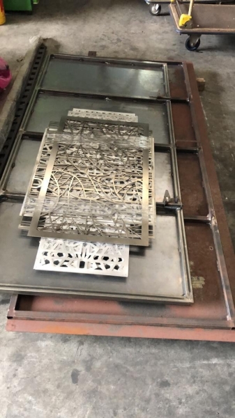 OEM Sheet Metal Works -Door Art panel in Stainless Steel plate laser cutting OEM Sheet Metal Works Selangor, Malaysia, Kuala Lumpur (KL), Sungai Buloh Services | Initial Engineering Marketing Sdn Bhd