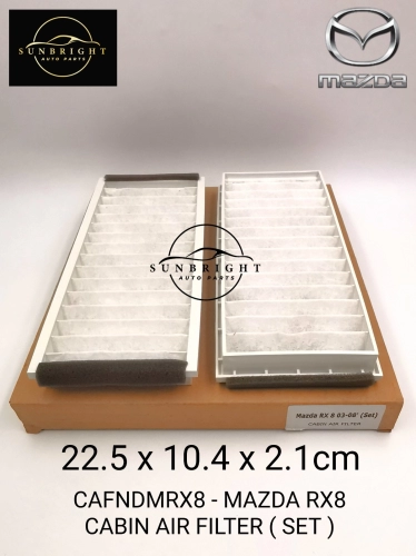 CAFNDMRX8 - MAZDA RX8 CABIN AIR FILTER ( SET )