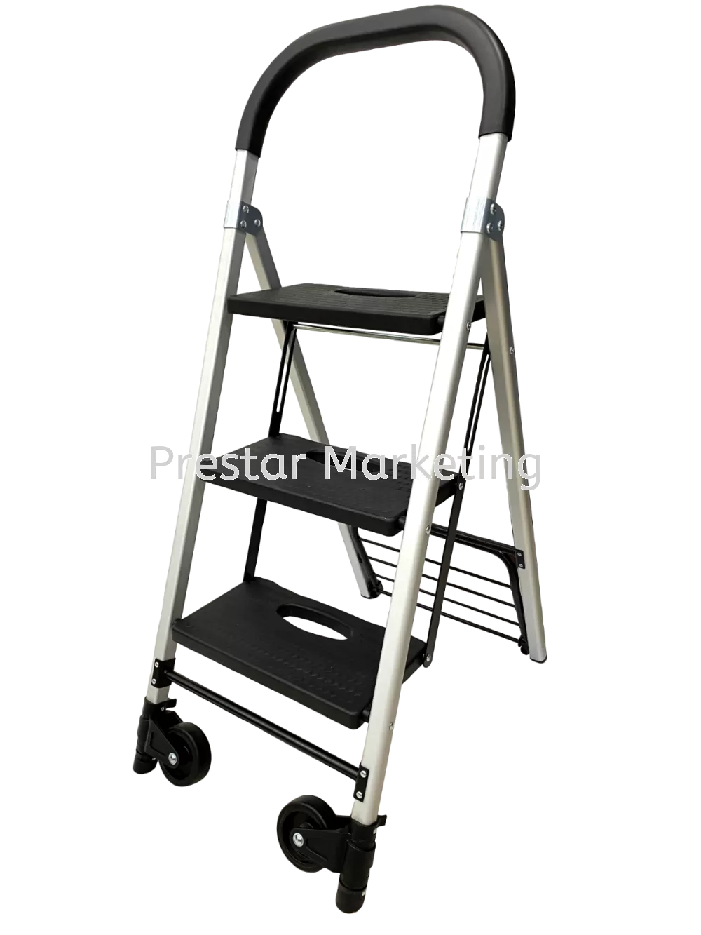 OREX 3 STEP ALUMINIUM LADDER TROLLEY