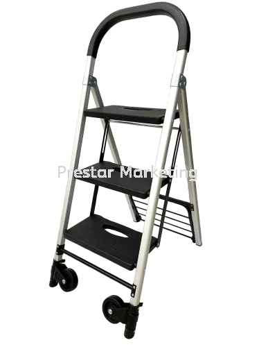 OREX 3 STEP ALUMINIUM LADDER TROLLEY