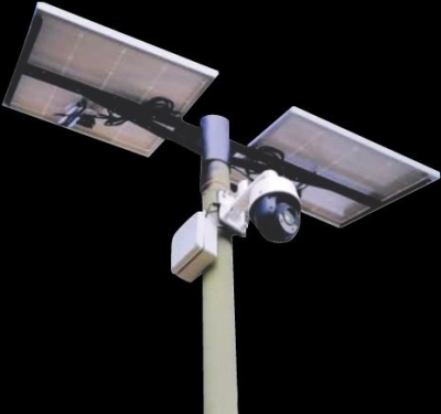 Solar and Wireless Bridge CCTV Solution