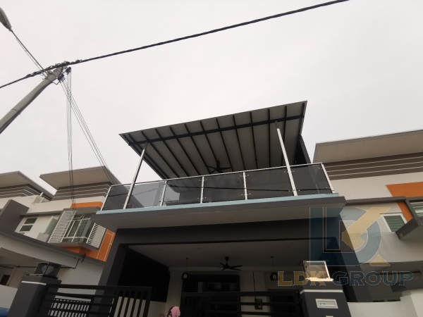 balcony RAILING with glass LDK RAILING (BALCONY RAILING, STAIR RAILING) Johor Bahru (JB), Malaysia, Kulai Supplier, Manufacturer, Supply, Supplies | LDK Stainless Steel Sdn Bhd