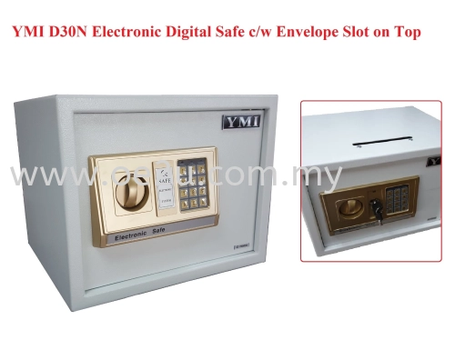 YMI D30N Electronic Digital Safe c/w Envelop Slot on Top (13kg)