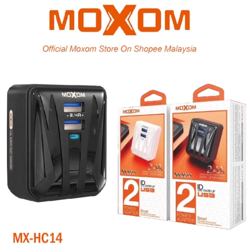 MOXOM MX-HC14 2U 2.4A Adapter