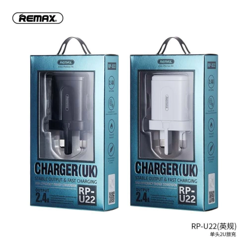 REMAX RP-U22 2.4A Dual USB Charger