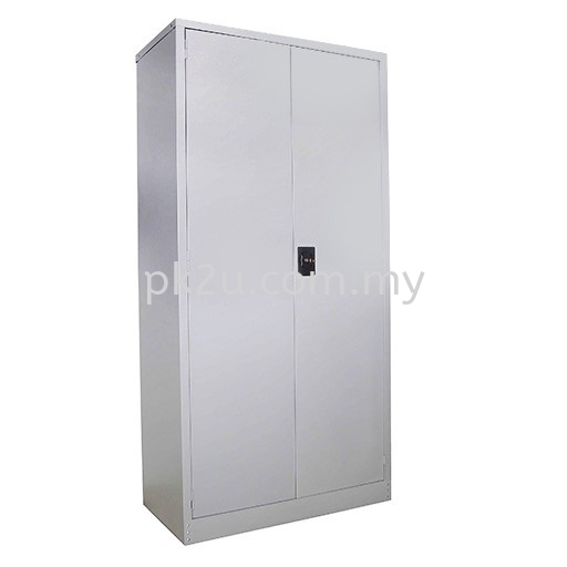 G1-MC-2-SD - FULL HEIGHT STEEL SWING DOOR CUPBOARD CW 3PCS ADJUSTABLE SHELF - CLOSE Steel Cupboard Steel Cabinet Steel Furniture Johor Bahru (JB), Malaysia Supplier, Manufacturer, Supply, Supplies | PK Furniture System Sdn Bhd