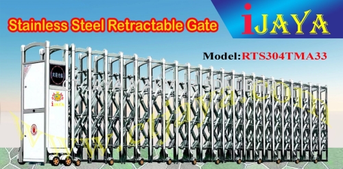 iJAYA RTS304TMA33 Stainless steel Retractable Gate