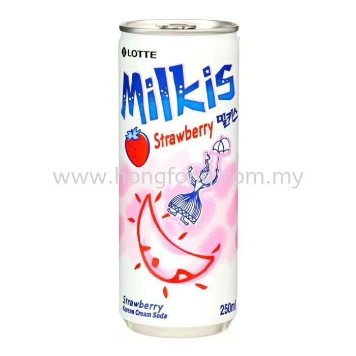 LOTTE MILKIS DRINK-STRAWBERRY(250ML)
