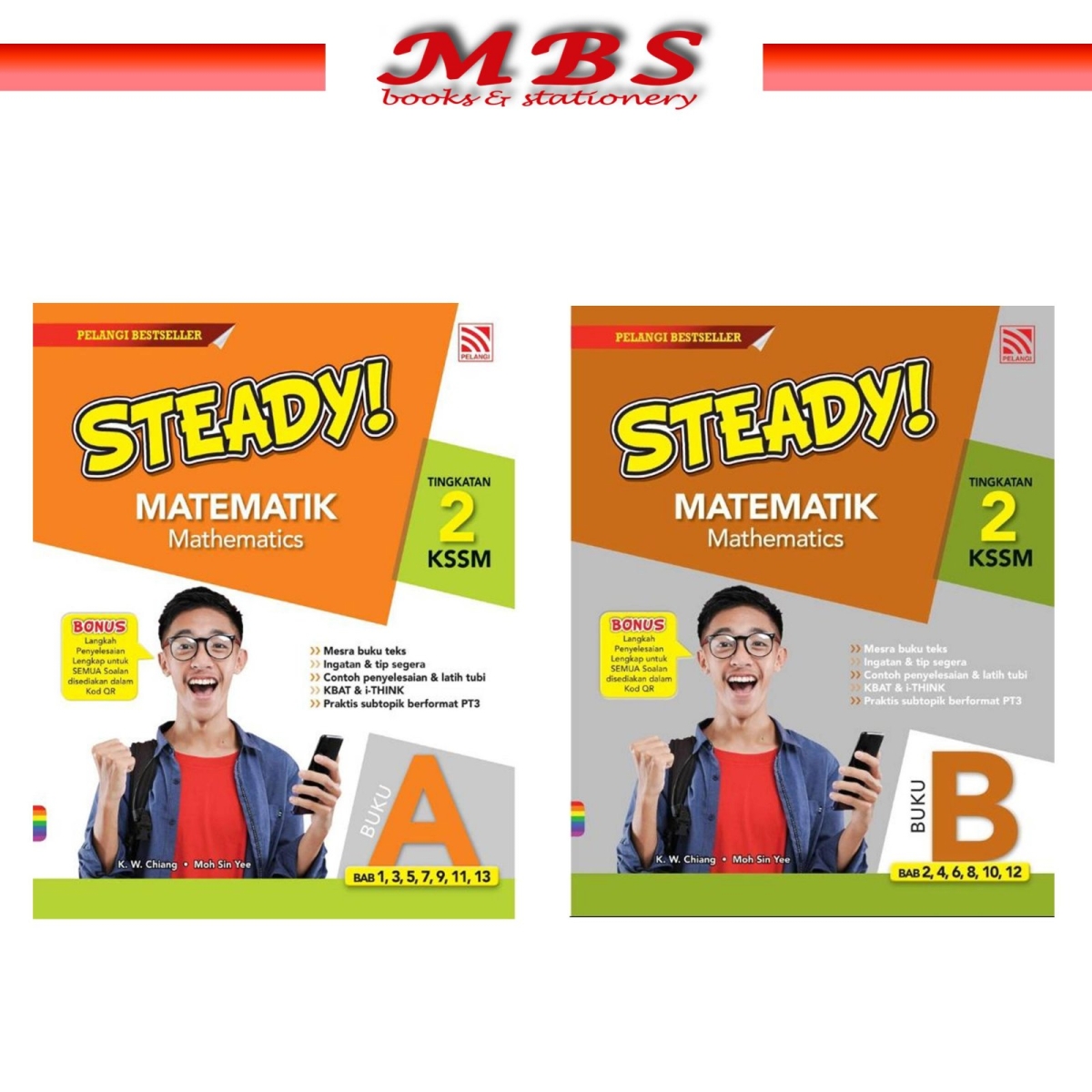 Pelangi Steady Matematik Tingkatan 2 Kssm 2021 Sekolah Menengah Academic Books Pahang Malaysia Terengganu Kuantan Mentakab