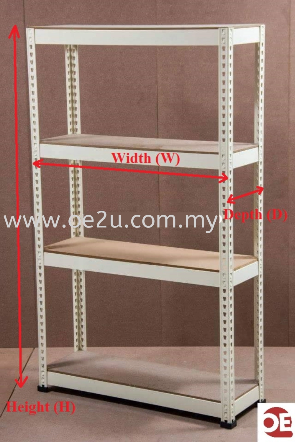 Boltless Rack (2400H x 1800W x 450D mm) 