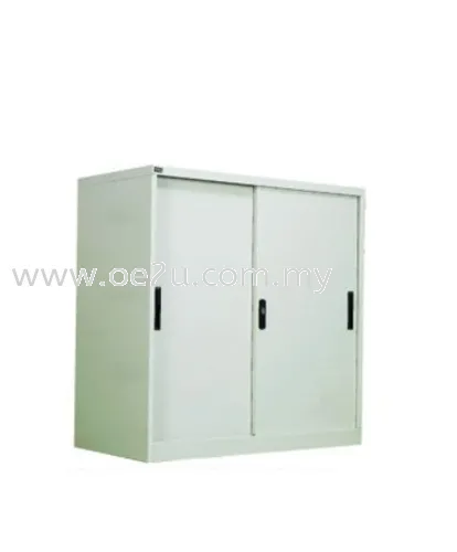 Half-Height Steel Sliding Door Cupboard