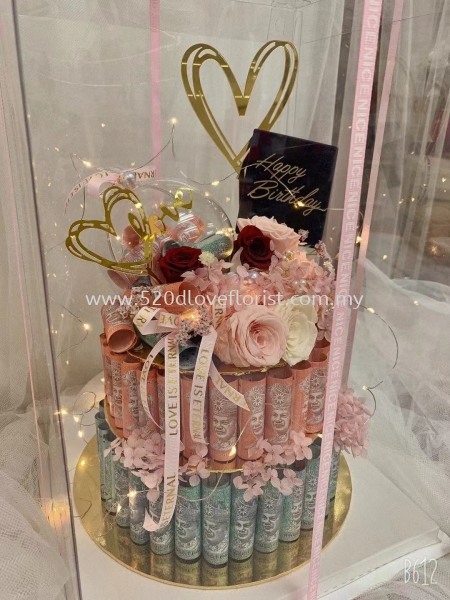  MONEY CAKE DESIGN X Kuala Lumpur (KL), Malaysia, Selangor, Cheras Supplier, Suppliers, Supply, Supplies | 520 D Love Florist