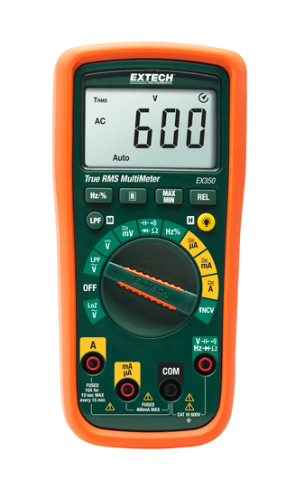 EXTECH EX350 : 11 Function True RMS Multimeter + NCV Clamp Meter Extech Selangor, Penang, Malaysia, Kuala Lumpur (KL), Petaling Jaya (PJ), Butterworth Supplier, Suppliers, Supply, Supplies | MOBICON-REMOTE ELECTRONIC SDN BHD