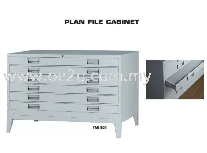 6 Drawer Plan File Cabinet (Horizontal Antiquarian)