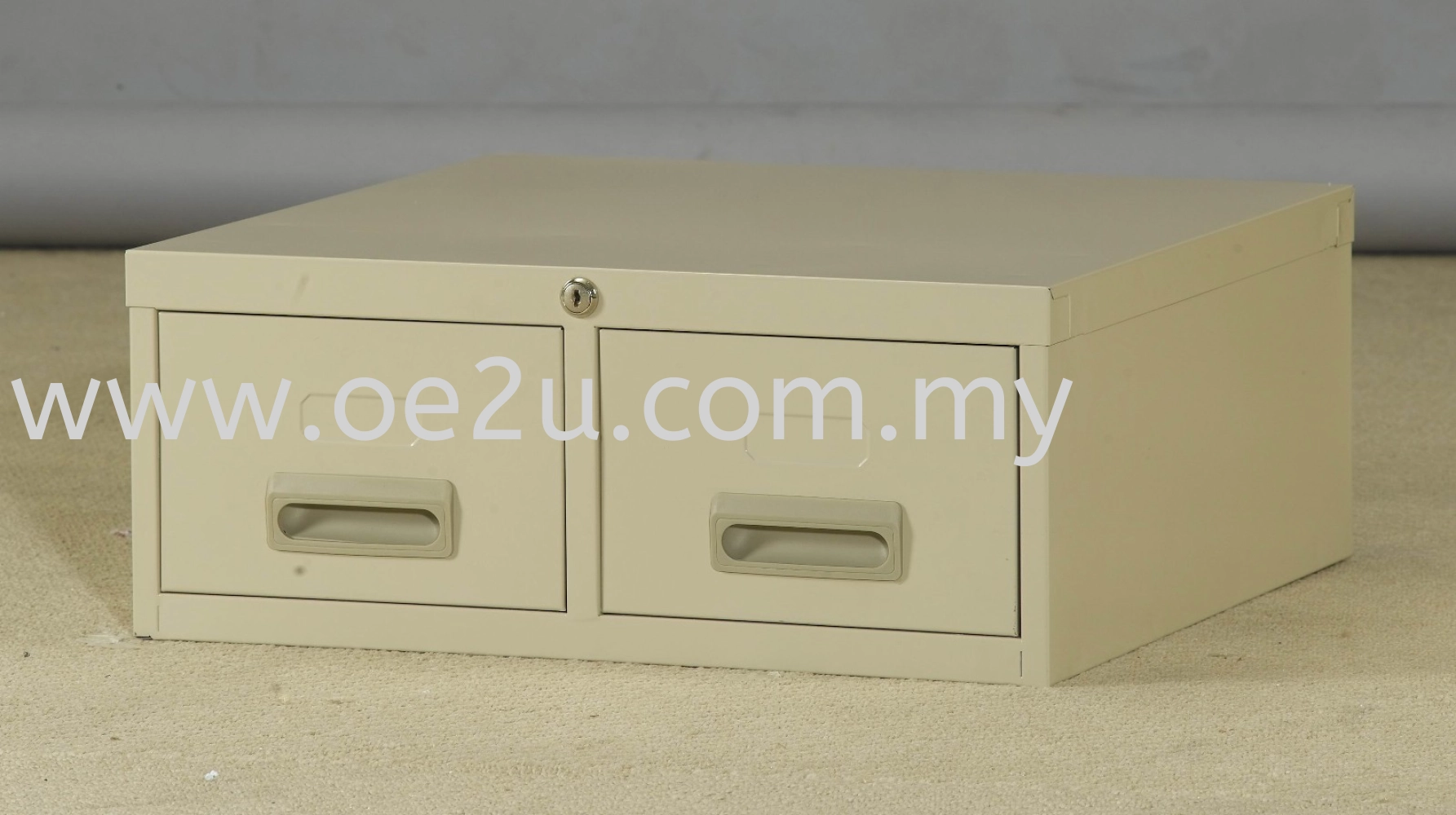 2 Drawer Card Index Cabinet (Card Size: 6"x4")