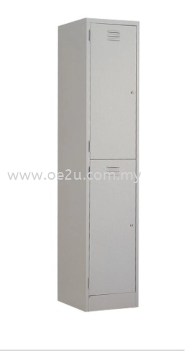 2 Compartment Steel Locker