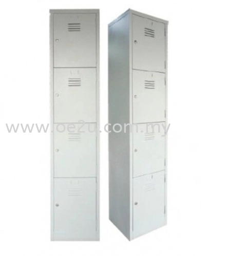 4 Compartment Steel Locker