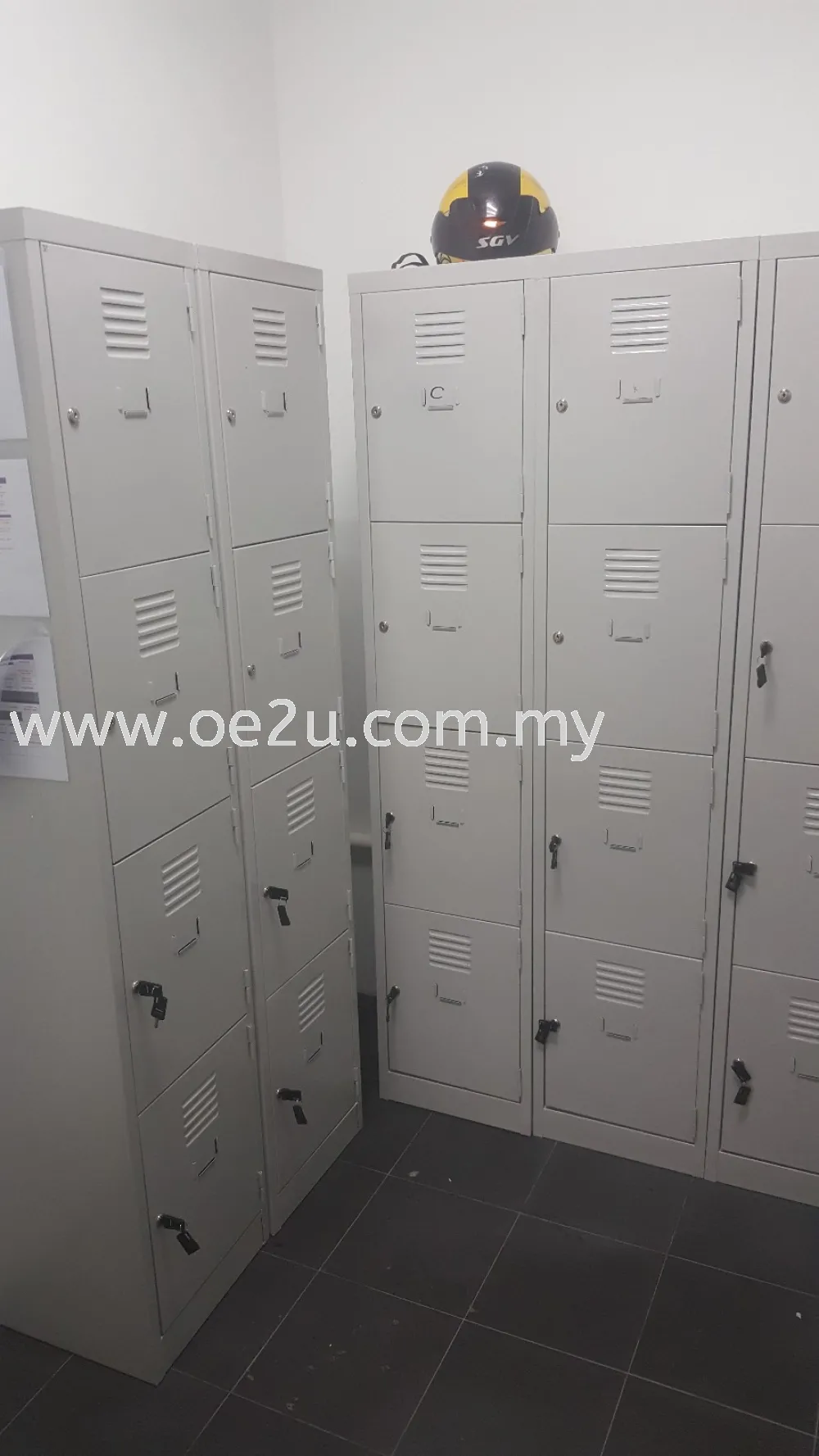 4 Compartment Steel Locker