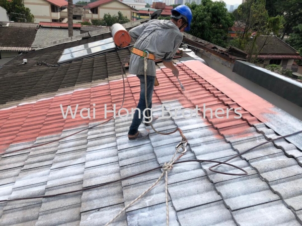  Airless Spray Roof Ceramic Color Coat  Selangor, Malaysia, Johor Bahru (JB), Kuala Lumpur (KL), Perak, Penang Services, Contractor, Specialist | Wai Hong Brothers Sdn Bhd