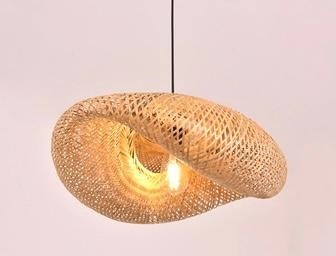 HAN 088 - BAMBOO PENDANT LIGHT WITH LIGHT FITTING