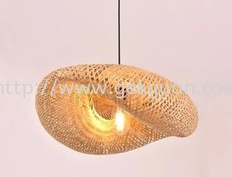 HAN 088 - BAMBOO PENDANT LIGHT WITH LIGHT FITTING