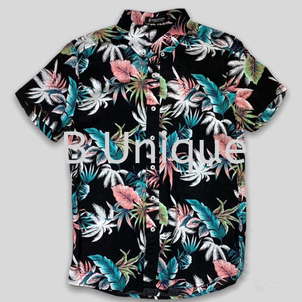 Floral Short Sleeve Men Shirt Casual Button Up Floral Short Sleeve Men Shirts Malaysia, Kuala Lumpur (KL), Selangor Supplier, Manufacturer, Supply, Supplies | Unique Base Apparel Sdn Bhd