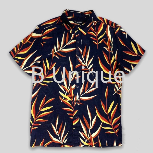 Floral Short Sleeve Men Shirt Casual Button Up Floral Short Sleeve Men Shirts Malaysia, Kuala Lumpur (KL), Selangor Supplier, Manufacturer, Supply, Supplies | Unique Base Apparel Sdn Bhd