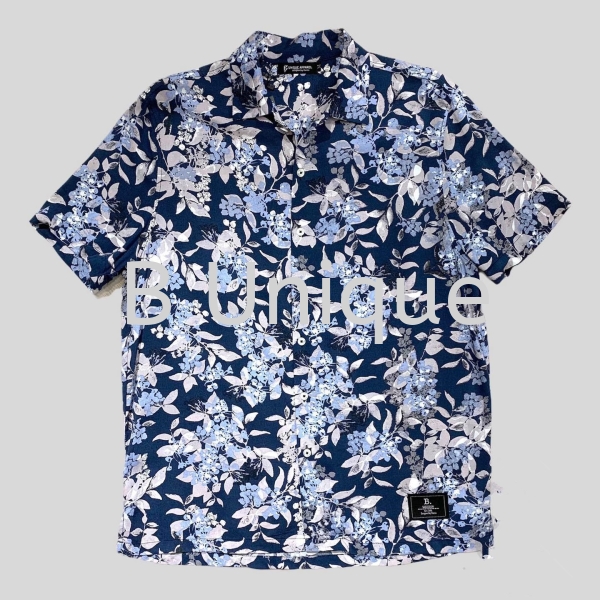 Floral Short Sleeve Men Shirt Casual Button Up Floral Short Sleeve Men Shirts Malaysia, Kuala Lumpur (KL), Selangor Supplier, Manufacturer, Supply, Supplies | Unique Base Apparel Sdn Bhd