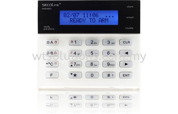 KM20B and KM24 LCD keypad Secolink Alarm System Kuala Lumpur (KL), Malaysia, Selangor, Cheras Supplier, Suppliers, Supply, Supplies | WT Cabling & Network Solutions