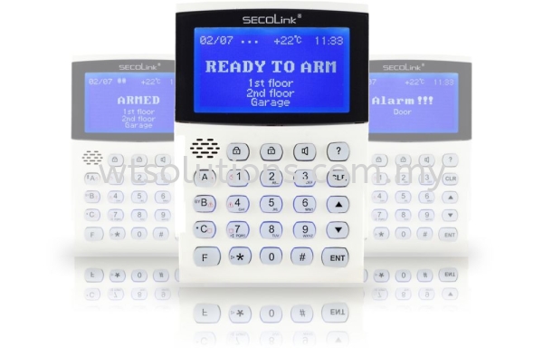 KM24A and KM24G LCD keypad Secolink Alarm System Kuala Lumpur (KL), Malaysia, Selangor, Cheras Supplier, Suppliers, Supply, Supplies | WT Cabling & Network Solutions