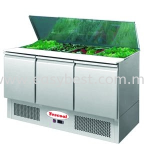 3 DOOR SLIDING LID SALADETTE Counter Chiller / Freezer Tescool Commercial Refrigerator Seri Kembangan, Selangor, Kuala Lumpur (KL), Batu Caves, Malaysia Supplier, Supplies, Manufacturer, Design, Renovation | Easy Best Marketing Sdn Bhd