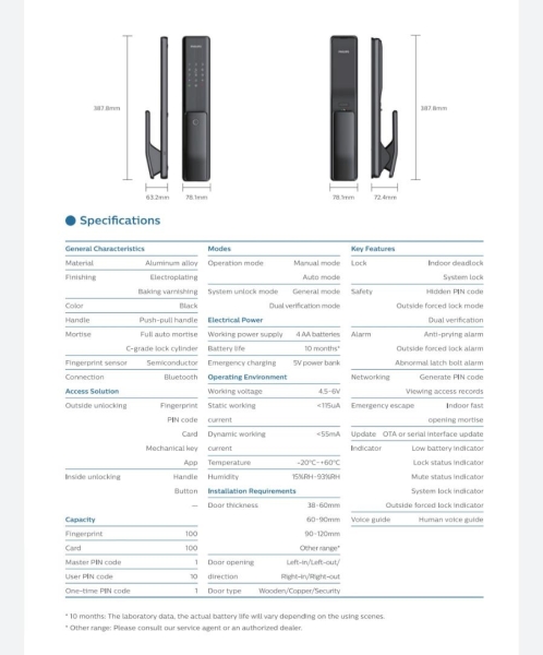 Philips Digital Door Lock Digital Door Lock/Electric Magnetic Lock Kuala Lumpur (KL), Malaysia, Selangor Supplier, Suppliers, Supply, Supplies | HOONG THYE LOCKSMITH