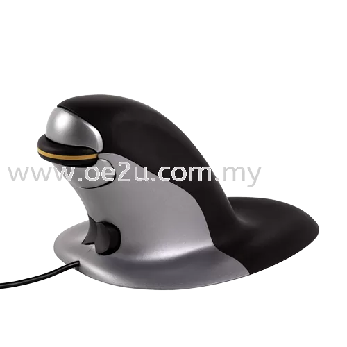 Fellowes Penguin Ambidextrous Vertical Mouse (Medium Wired)