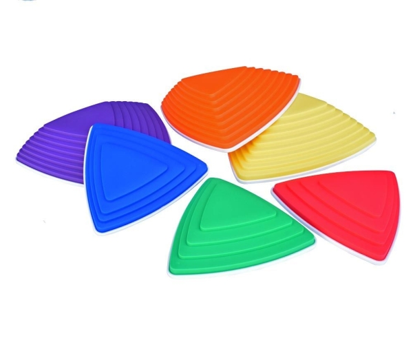 XYS252 Triangle Stepping Stone (Set Of 6) Sensory Integration Johor Bahru JB Malaysia Supplier & Supply | I Education Solution