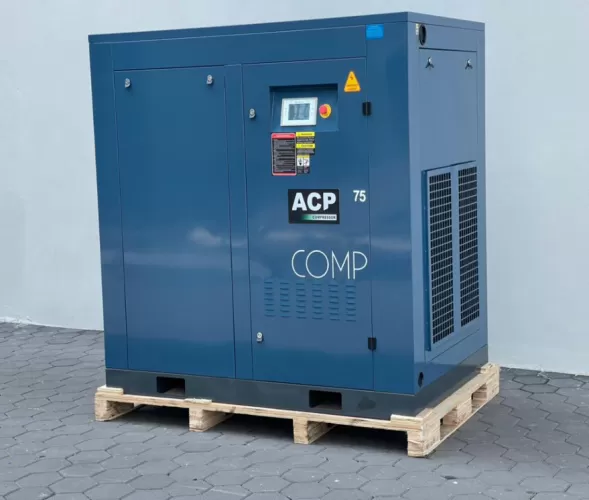100HP “ACP” PERMANENT MAGNET INVERTER ROTARY SCREW AIR COMPRESSOR, MODEL : RS100E