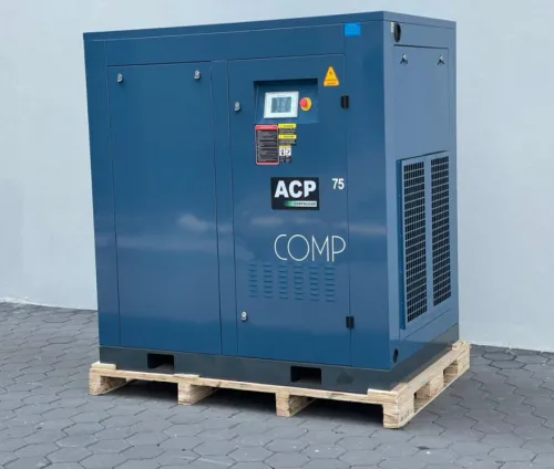 100HP “ACP” PERMANENT MAGNET INVERTER ROTARY SCREW AIR COMPRESSOR, MODEL : RS100E