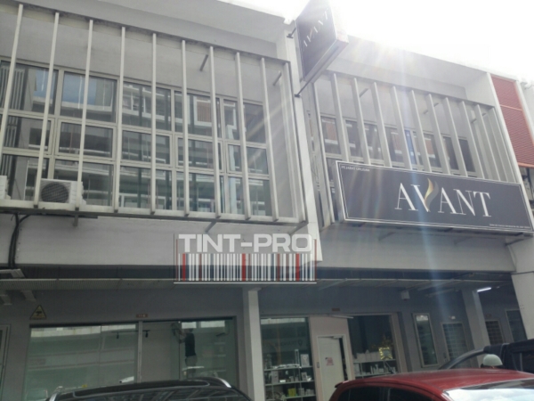 Blue Silver USA Out Blue In Silver  Bukit Jelutong Commercial Film Tinted Bangunan Selangor, Malaysia, Kuala Lumpur (KL), Shah Alam Supplier, Supply, Supplies, Installation | Tint Pro Solar Film