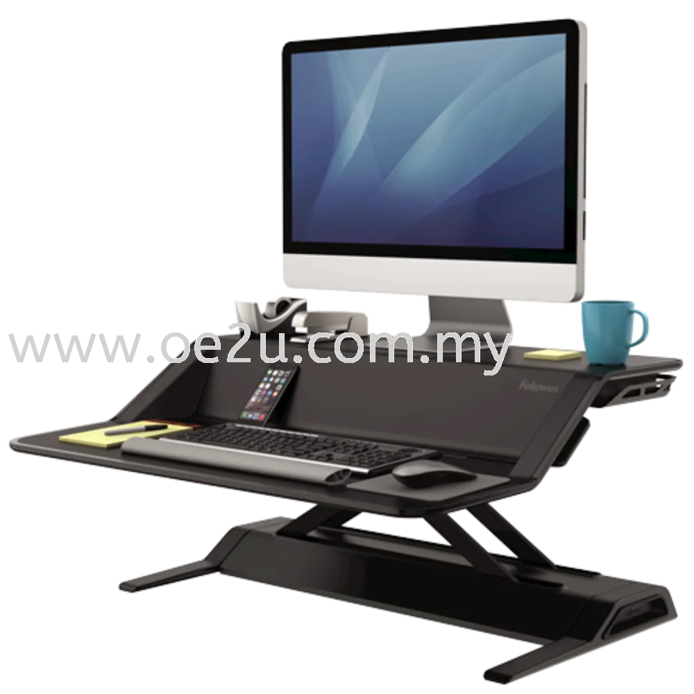 Fellowes Lotus Sit-Stand Workstation - Black