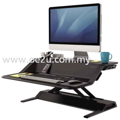 Fellowes Lotus Sit-Stand Workstation - Black