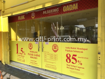 Pajak Gadai Pandan Indah - Glass Sticker 