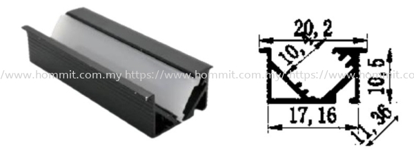 LED Track 5 - BLK LED Track Selangor, Malaysia, Kuala Lumpur (KL), Klang Supplier, Suppliers, Supply, Supplies | HOMMIT HARDWARE TRADING SDN. BHD.