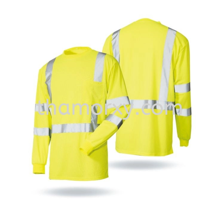 Reflective Safety Long Sleeve T-Shirt