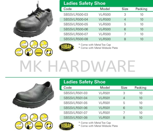 LADIES SAFETY SHOE