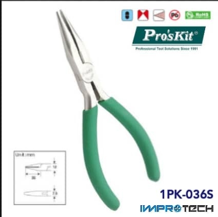 PRO'SKIT [1PK-036S] Long Nose Plier (136mm) Plier Prokits Malaysia, Penang, Butterworth Supplier, Suppliers, Supply, Supplies | TECH IMPRO AUTOMATION SOLUTION SDN BHD