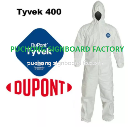 Dupont Tyvek 400 Disposable Coverall  ppe covid Malaysia, Selangor, Kuala Lumpur (KL), Puchong Manufacturer, Supplier, Supply, Supplies | Puchong Signboard Factory