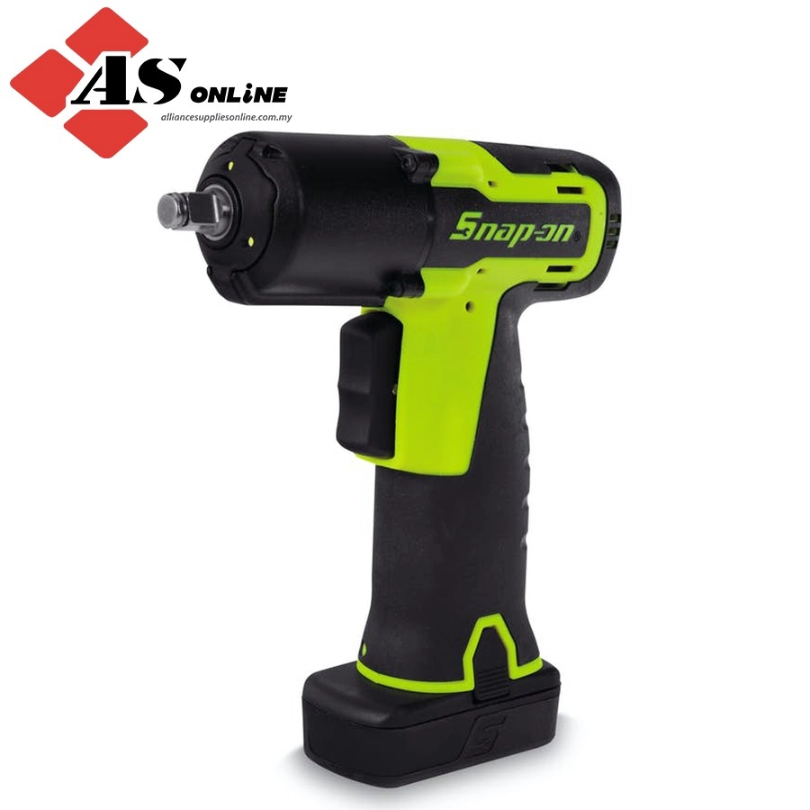 SNAP-ON 14.4 V 3/8" Drive MicroLithium Cordless Impact Wrench Kit (EU/ UK) (Hi-Viz) / Model: CT761AHVU2