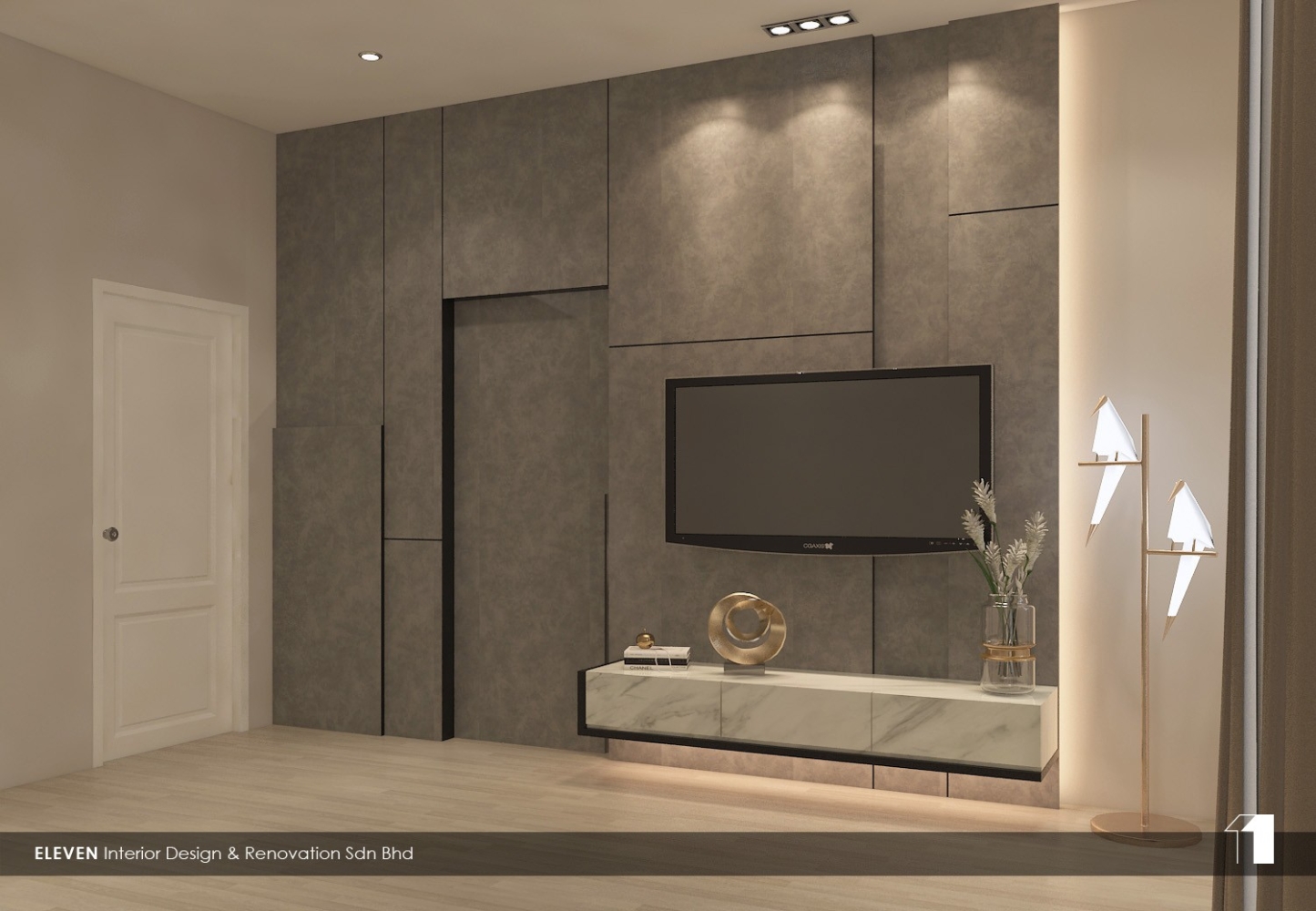 Bedroom TV Cabinet Design